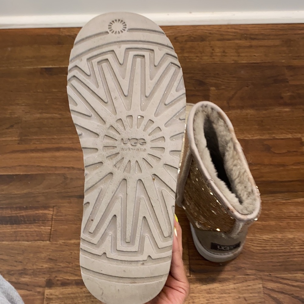 Silver Sequin Ugg - image 4